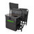 Seattle Seahawks Fusion Camping Chair, (Dark Gray with Black Accents)