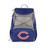 Chicago Bears PTX Backpack Cooler, (Navy Blue with Gray Accents)