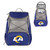 Los Angeles Rams PTX Backpack Cooler, (Navy Blue with Gray Accents)