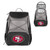 San Francisco 49ers PTX Backpack Cooler, (Black with Gray Accents)