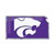 Kansas State University - Kansas State Wildcats Embossed State Emblem "Wildcat" Logo / Shape of Kansas Purple