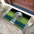 Miami Dolphins Crumb Rubber Door Mat Dolphin Primary Logo Aqua