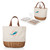 Miami Dolphins Promenade Picnic Basket, (Beige Canvas)