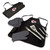 Kansas City Chiefs BBQ Apron Tote Pro Grill Set, (Black with Gray Accents)