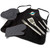 Miami Dolphins BBQ Apron Tote Pro Grill Set, (Black with Gray Accents)