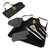 Minnesota Vikings BBQ Apron Tote Pro Grill Set, (Black with Gray Accents)