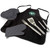 New York Jets BBQ Apron Tote Pro Grill Set, (Black with Gray Accents)