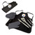 Pittsburgh Steelers BBQ Apron Tote Pro Grill Set, (Black with Gray Accents)