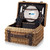 Carolina Panthers Champion Picnic Basket, (Black with Brown Accents)