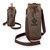 New Orleans Saints Waxed Canvas Wine Tote, (Khaki Green)