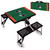 Chicago Bears Football Field Picnic Table Portable Folding Table with Seats, (Black)