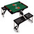 Cincinnati Bengals Football Field Picnic Table Portable Folding Table with Seats, (Black)