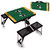 Pittsburgh Steelers Football Field Picnic Table Portable Folding Table with Seats, (Black)