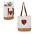 Chicago Bears Pico Willow and Canvas Lunch Basket, (Natural Canvas)