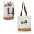 Los Angeles Rams Pico Willow and Canvas Lunch Basket, (Natural Canvas)