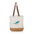 Miami Dolphins Pico Willow and Canvas Lunch Basket, (Natural Canvas)