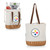 Pittsburgh Steelers Pico Willow and Canvas Lunch Basket, (Natural Canvas)