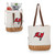 Tampa Bay Buccaneers Pico Willow and Canvas Lunch Basket, (Natural Canvas)