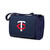 Minnesota Twins Blanket Tote Outdoor Picnic Blanket (Navy Blue with Black Flap)
