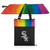Chicago White Sox Vista Outdoor Picnic Blanket & Tote (Rainbow with Black)