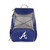 Atlanta Braves PTX Backpack Cooler (Navy Blue with Gray Accents)