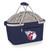Cleveland Guardians Metro Basket Collapsible Cooler Tote (Navy Blue)