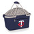 Minnesota Twins Metro Basket Collapsible Cooler Tote (Navy Blue)