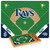 Tampa Bay Rays Baseball Diamond Icon Glass Top Cutting Board & Knife Set (Parawood & Bamboo)