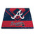 Atlanta Braves Impresa Picnic Blanket (Black & White)