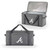 Atlanta Braves 64 Can Collapsible Cooler (Heathered Gray)