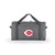 Cincinnati Reds 64 Can Collapsible Cooler (Heathered Gray)