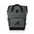 Atlanta Braves On The Go Roll-Top Backpack Cooler (Heathered Gray)