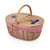 Chicago Cubs Country Picnic Basket (Red & White Gingham Pattern)