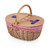 Colorado Rockies Country Picnic Basket (Red & White Gingham Pattern)