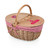 Washington Nationals Country Picnic Basket (Red & White Gingham Pattern)