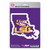 LSU Tigers State Shape Decal "Tiger Eye & LSU" Logo / Shape of Louisiana