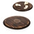 Washington Nationals Lazy Susan Serving Tray (Fire Acacia Wood)