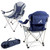 Atlanta Braves Reclining Camp Chair (Navy Blue with Gray Accents)