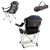 Baltimore Orioles Reclining Camp Chair (Black with Gray Accents)