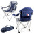 Cleveland Guardians Reclining Camp Chair (Navy Blue with Gray Accents)
