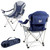 Milwaukee Brewers Reclining Camp Chair (Navy Blue with Gray Accents)