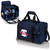 Philadelphia Phillies Malibu Picnic Basket Cooler (Navy Blue with Black Accents)