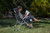 Atlanta Braves Outdoor Rocking Camp Chair (Black)