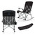 Miami Marlins Outdoor Rocking Camp Chair (Black)