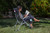 Texas Rangers Outdoor Rocking Camp Chair (Black)