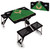 Colorado Rockies Baseball Diamond Picnic Table Portable Folding Table with Seats (Black)