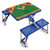 Houston Astros Baseball Diamond Picnic Table Portable Folding Table with Seats (Royal Blue)