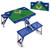 Toronto Blue Jays Baseball Diamond Picnic Table Portable Folding Table with Seats (Royal Blue)