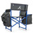 Atlanta Braves Fusion Camping Chair (Dark Gray with Blue Accents)