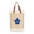 Toronto Maple Leafs Pinot Jute 2 Bottle Insulated Wine Bag, (Beige)